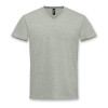 Grey Melange SOLS Imperial Mens V Neck T-Shirts